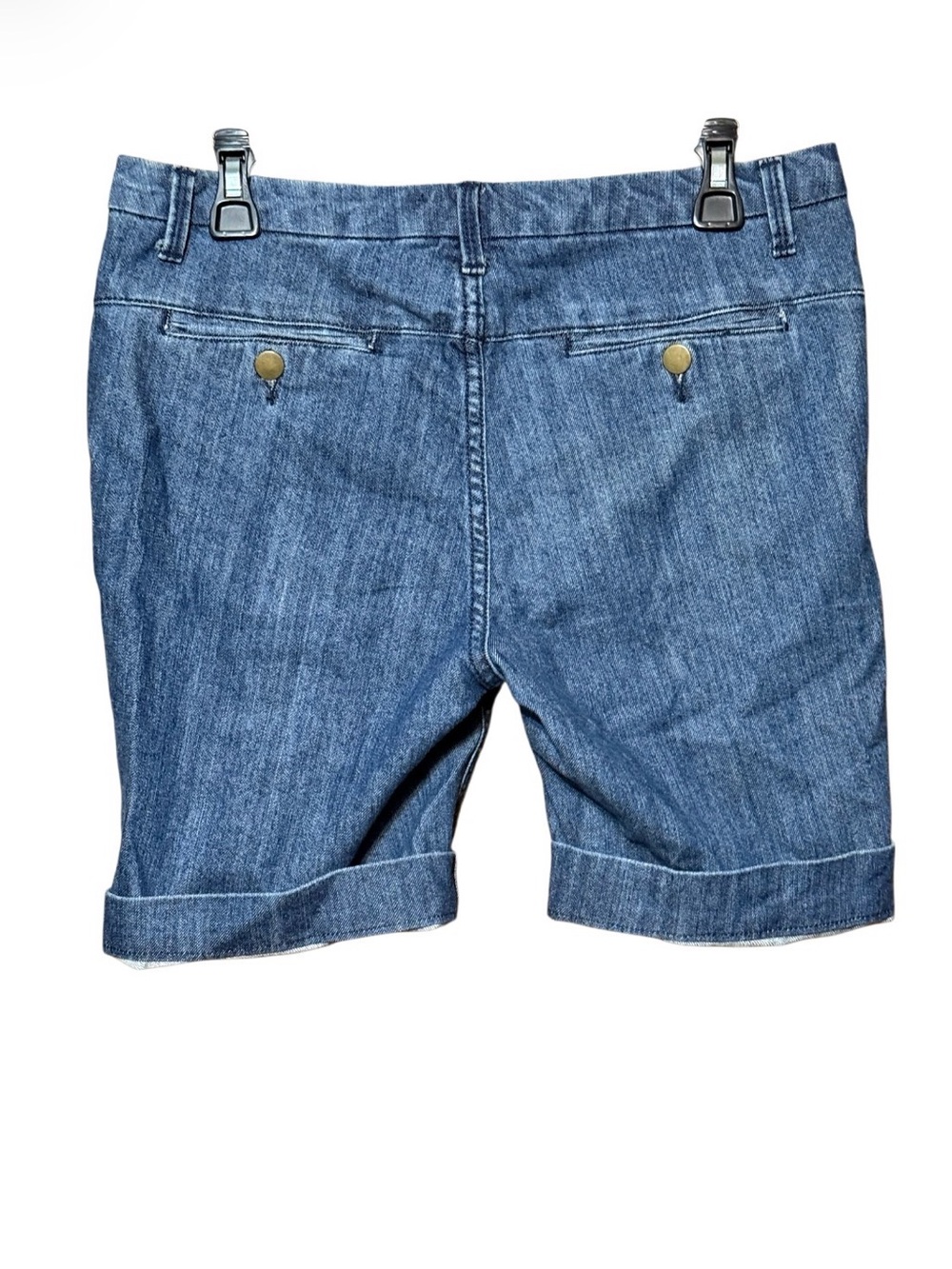 Marianne Denim Bermuda Shorts Size 10 NWT Cuffed Jean Shorts - Picture 3 of 3